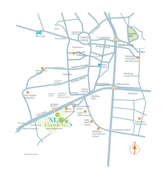 NL Gardens Map