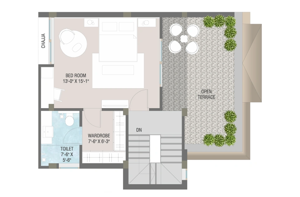NL Greens Second Floor Plan